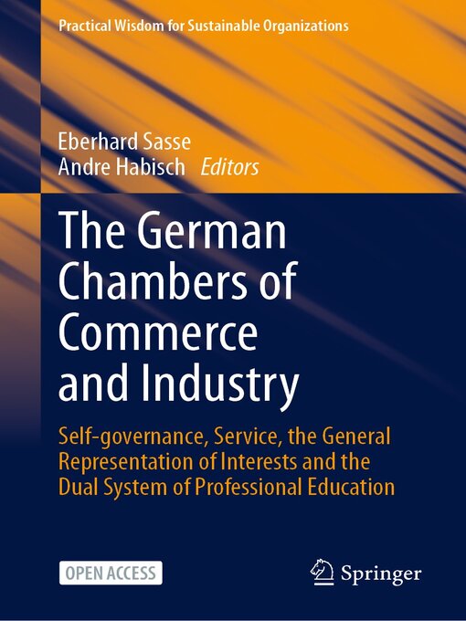 Title details for The German Chambers of Commerce and Industry by Eberhard Sasse - Available